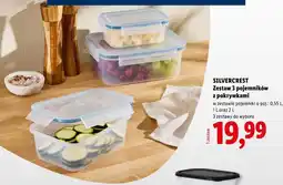 Lidl SILVERCREST Zestaw 3 pojemników z pokrywkami oferta