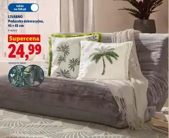 Lidl LIVARNO Poduszka dekoracyjna, 45 x 45 cm oferta