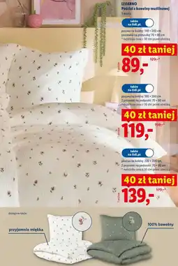 Lidl LIVARNO Pościel z bawełny muślinowej oferta