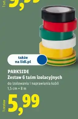 Lidl PARKSIDE Zestaw 6 taśm izolacyjnych oferta