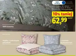 Lidl Pościel satynowa z bawełny 160x200 cm oferta