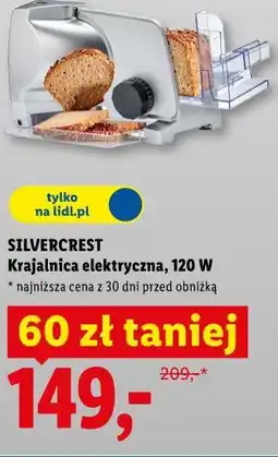 Lidl SILVERCREST Krajalnica elektryczna, 120 W oferta