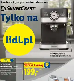 Lidl SILVERCREST Ekspres kolbowy, 1100 W oferta
