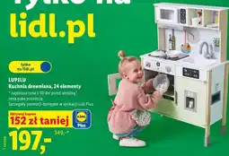 Lidl LUPILU Kuchnia drewniana, 24 elementy oferta