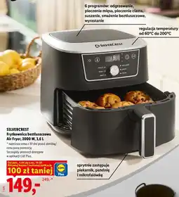 Lidl Frytkownica beztłuszczowa Air Fryer, 2000 W oferta