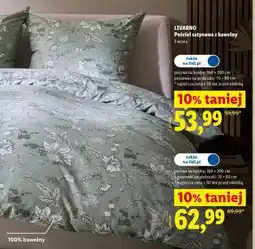 Lidl LIVARNO Pościel satynowa z bawełny oferta