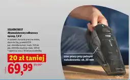 Lidl SILVERCREST Akumulatorowy odkurzacz ręczny, 7,4 V oferta
