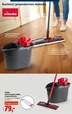 Lidl VILEDA Zestaw do mycia podłóg z mopem Ultramax i wiadrem oferta