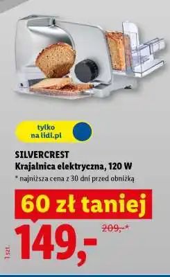 Lidl SilverCrest Krajalnica elektryczna, 120 W oferta