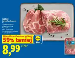 Lidl RZEŹNIK Karkówka wieprzowa oferta