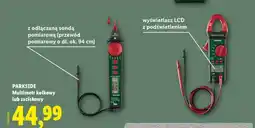 Lidl PARKSIDE Multimetr kołkowy lub zaciskowy oferta