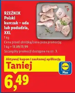 Lidl RZEŹNIK Polski kurczak – uda lub podudzia, XXL oferta