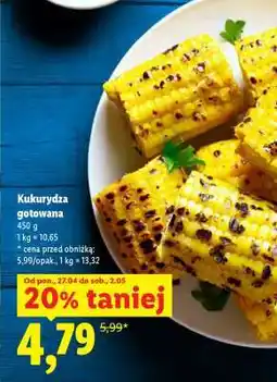 Lidl Kukurydza gotowana oferta
