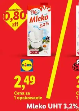 Lidl Mleko UHT 3,2% oferta