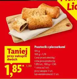 Lidl Pasztecik z pieczarkami oferta