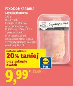 Lidl Pikok od Krajana Szynka pieczona oferta