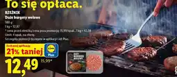 Lidl Duże burgery wołowe oferta