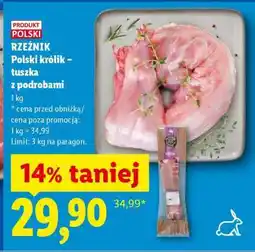 Lidl Polski królik tuszka z podrobami oferta