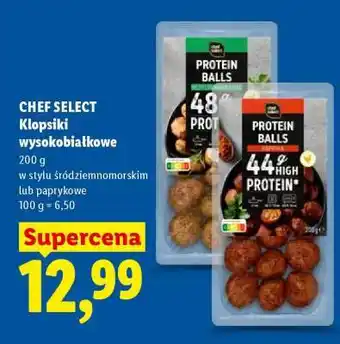 Lidl Chef Select Klopsiki wysokobiałkowe oferta