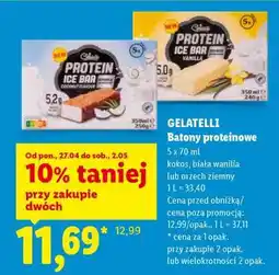 Lidl GELATELLI Batony proteinowe oferta