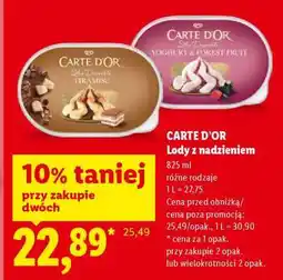 Lidl CARTE D'OR Lody z nadzieniem oferta