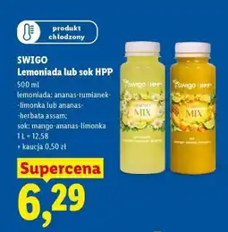 Lidl SWIGO Lemoniada lub sok HPP oferta