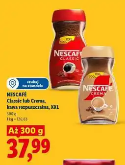 Lidl NESCAFÉ Classic lub Crema, kawa rozpuszczalna, XXL oferta