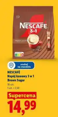 Lidl NESCAFÉ Napój kawowy 3 w 1 Brown Sugar oferta
