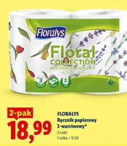 Lidl FLORALYS Ręcznik papierowy 3-warstwowy oferta