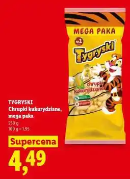 Lidl Tygryski Chrupki kukurydziane, mega paka oferta