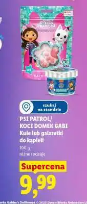 Lidl PSI PATROL/KOCI DOMEK GABI Kule lub galaretki do kąpieli oferta