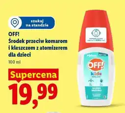 Lidl OFF! Środek przeciw komarom i kleszczom z atomizerem dla dzieci oferta