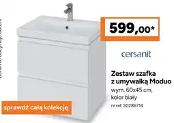 Bricoman Cersanit Zestaw szafka z umywalką Moduo oferta