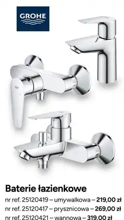 Bricoman Grohe Baterie łazienkowe oferta