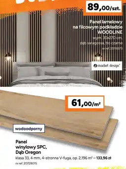 Bricoman Marbet Design Panel lamelowy Woodline oferta