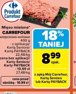 Carrefour Carrefour Mięso mielone oferta