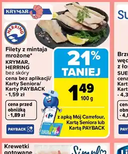 Carrefour Krymar Herring Filety z mintaja oferta