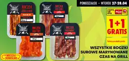 Biedronka Czas na Grill Boczki surowe marynowane oferta