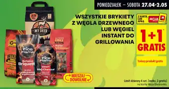 Brykiet z węgla drzewnego lub węgiel