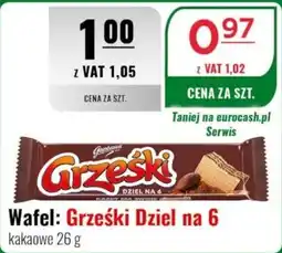 Eurocash Grześki Dziel na 6 Wafel oferta