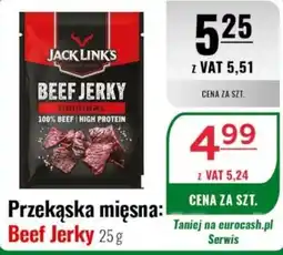 Eurocash Jack Link's Przekąska mięsna Beef Jerky oferta