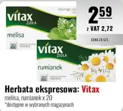 Eurocash Vitax Herbata ekspresowa oferta