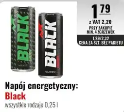 Eurocash Black Napój energetyczny oferta