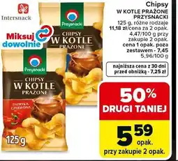 Carrefour Market Chipsy W KOTLE PRAŻONE PRZYSNACKI oferta
