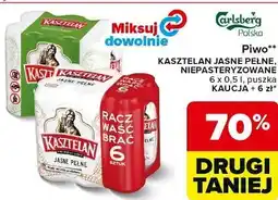 Carrefour Market Piwo** KASZTELAN JASNE PEŁNE, NIEPASTERYZOWANE oferta