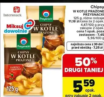 Carrefour Chipsy W KOTLE PRAŻONE PRZYSNACKI oferta