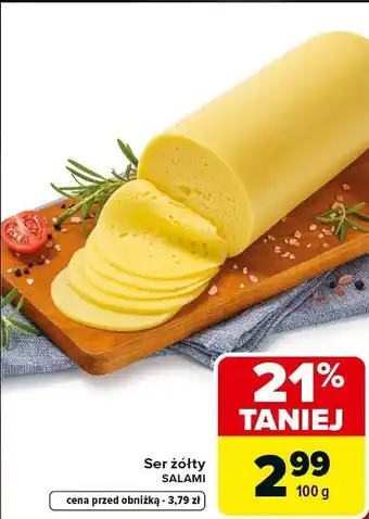 Carrefour Market Ser żółty SALAMI oferta