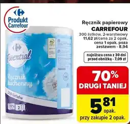 Carrefour Market Ręcznik papierowy CARREFOUR oferta