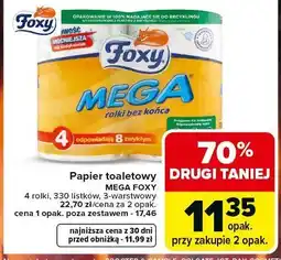 Carrefour Market Papier toaletowy MEGA FOXY oferta