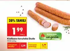 Biedronka Kiełbasa toruńska Duda oferta